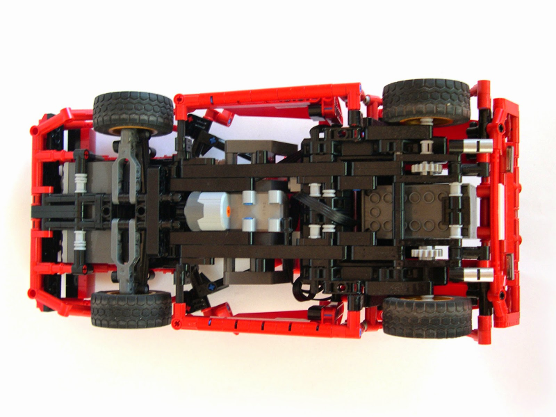 Illustration for article titled Dual-motor R/C Lego Stratos is drift-happy and perfect